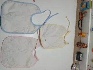 Lote 6 Baberos Bebé Dibujos