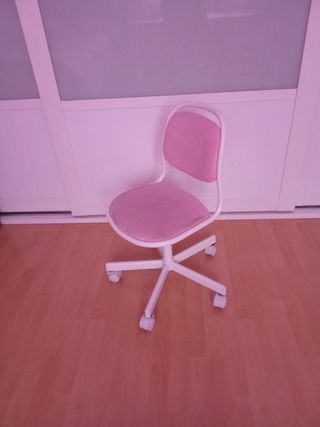 Silla de escritorio infantil rosa