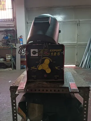 Soldadora Export 125 + Careta + Electrodos