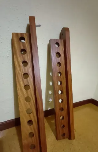 Botelleros madera maciza 11 botellas unidad