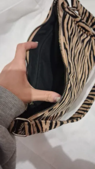 Bolso estampado cebra