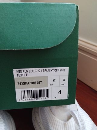 Zapatillas Lacoste Blancas Talla 37