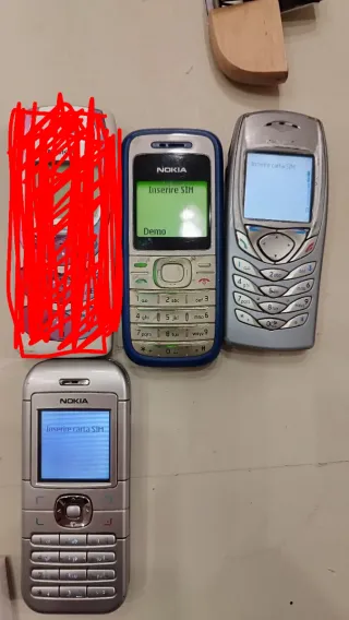 Nokia 6630, 6030, 1200, 6600 + Caricatore