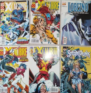 36 comics y 2 tomos de tapa blanda. Comics