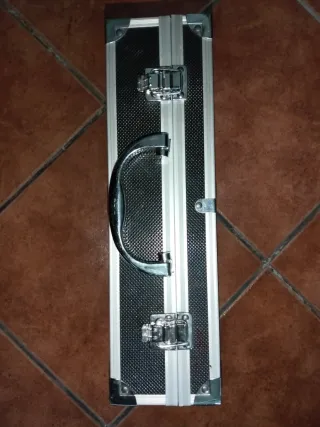 Maletín Plata y Marrón