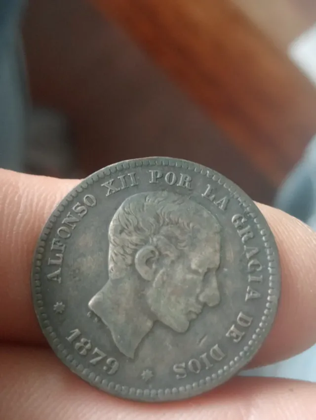Moneda 5 céntimos Alfonso XII 1879