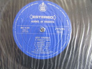 Vinilo Albeniz Suite Española