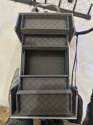 Neceser Insular estampado cebra rosa