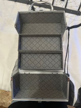 Neceser Insular estampado cebra rosa