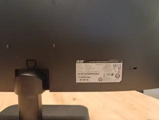 Monitor Acer 27 LED EK271 Gbi Negro