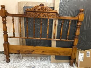 Cabezal de cama de madera 150 cm