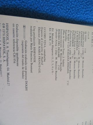 Vinilo Lucero Tena - Goya