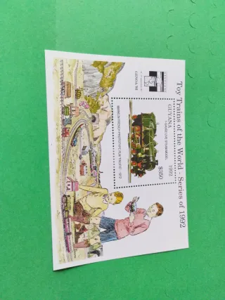 Francobolli Trenini Giocattolo del Mondo 1992