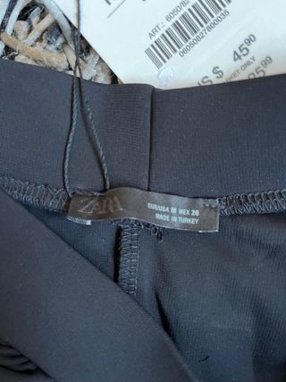 Falda Zara Negra