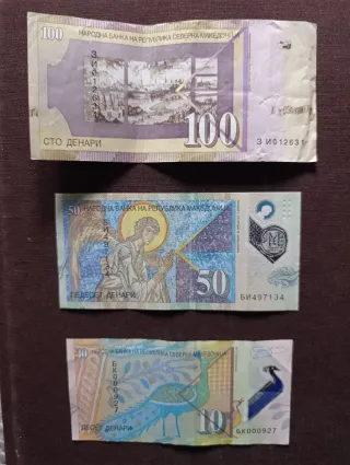 Billetes de Macedonia