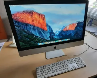 Ordenador Apple iMac 27' Plata con teclado