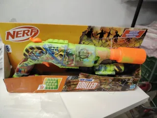 Pistola Nerf Zombie Driller
