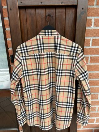 Camicia Burberry Check popeline di cotone