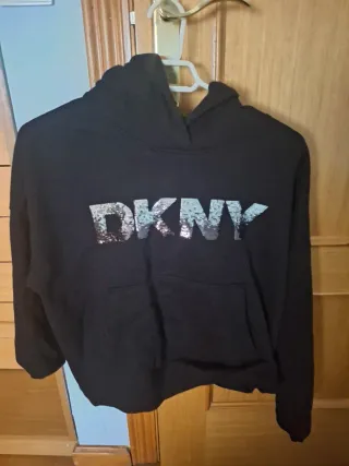 Sudadera DKNY SPORT Negra con Lentejuelas