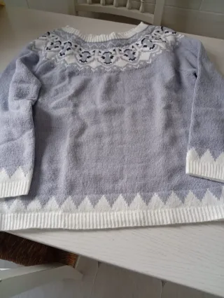 Jersey de punto con estampado.