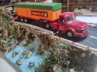 Camión Willeme LC 610 con remolque