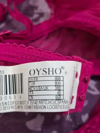 Conjunto sujetador y braga fucsia