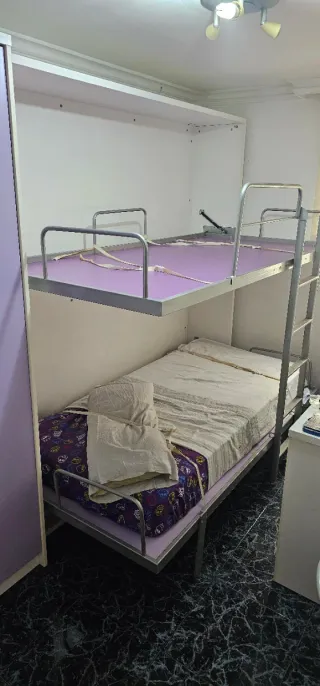 Camas abatibles 95cm base metal