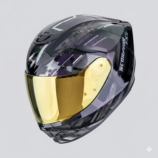 Casco Scorpion EXO 391 Clutter Camaleon + Pantalla