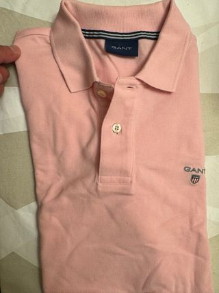Polo Gant Rosa Hombre