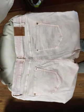 Pantalón rosa mujer