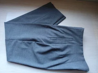Pantalón de vestir Zara Talla S Gris