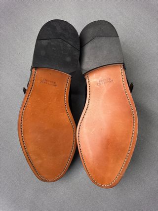 Zapatos de cuero con hebilla de Nunes Correa R.Aug