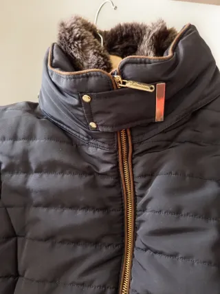 Chaquetón acolchado azul marino Talla M