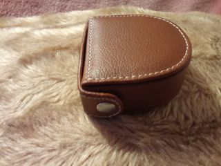 Reloj de viaje retro con funda