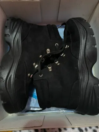 Botas negras plataforma poco usadas