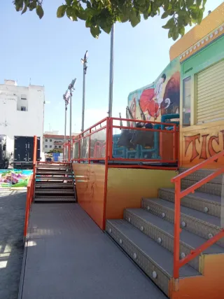 Atracción de feria de toros