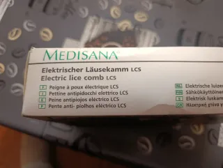 Peine Eléctrico Piojos MEDISANA Plata
