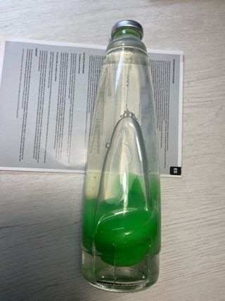 Lámpara de lava verde