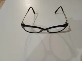 Gafas graduadas Swarovski negras y plateadas