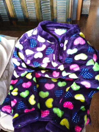 Pijama mujer corazón multicolor