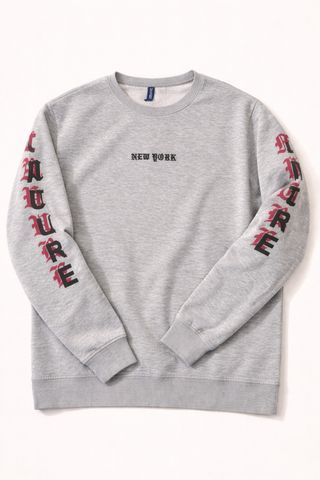 Sudadera H&M Gris New York