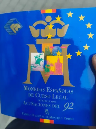 Lote colección monedas pesetas FNMT