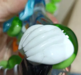 Statuina Clown grande in vetro di Murano