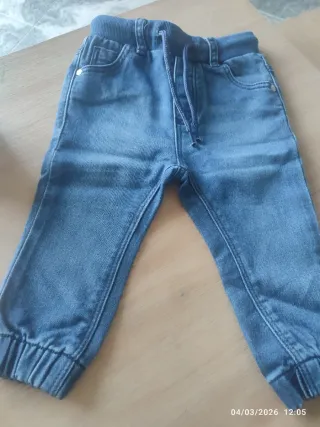 Jeans bimbo 9/12 mesi blu