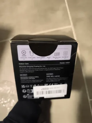 2 Cámaras de seguridad interior WOLFGANG