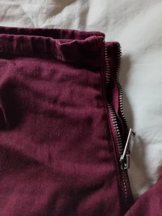 Pantalones vaqueros granate Pimkie mujer