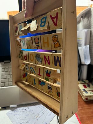 Alfabeto de madera Nenittos