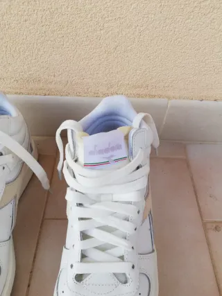 Scarpe Diadora Mid Top Bianco/Beige