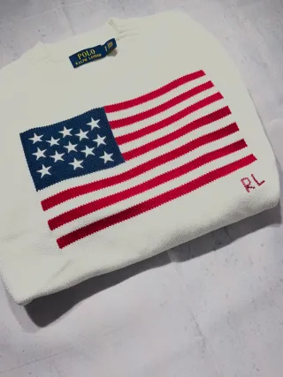 Suéter Polo Ralph Lauren Bandera Americana
