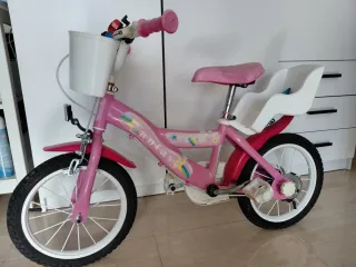 Bicicleta infantil rosa 14 ( no hago envio )